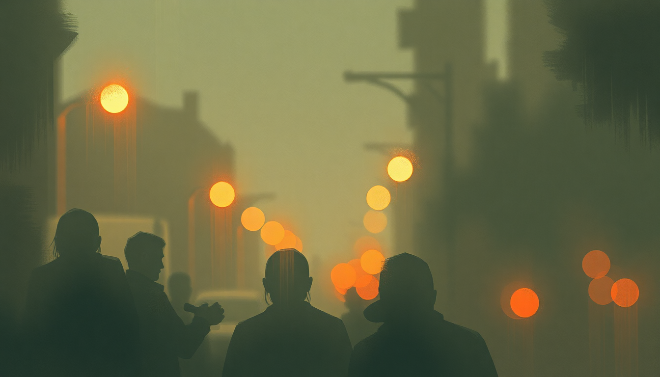 Fan-driven abstract illustration evoking the emotional arc of Streets by Doja Cat