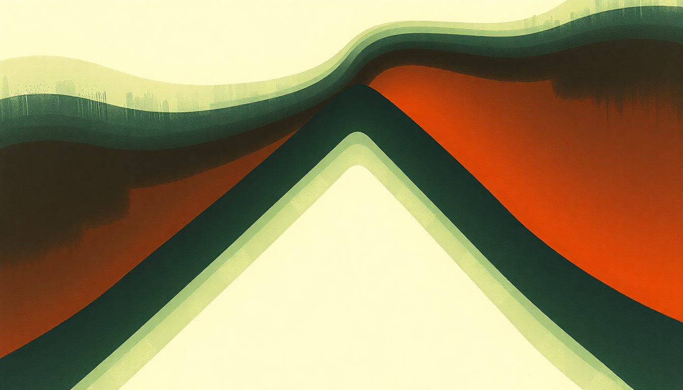 Fan-driven abstract illustration evoking the emotional arc of Strict Machine by Goldfrapp