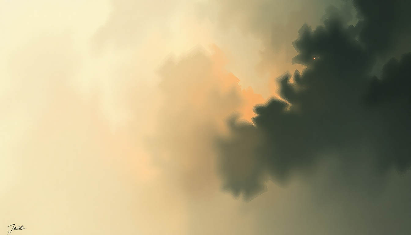 Fan-driven abstract illustration evoking the emotional arc of Stronger by Kanye West