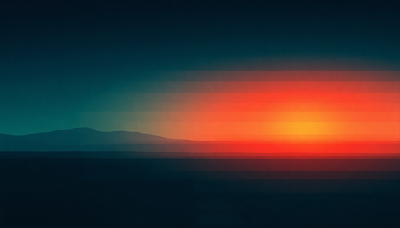 Fan-driven abstract illustration evoking the emotional arc of Subculture by New Order