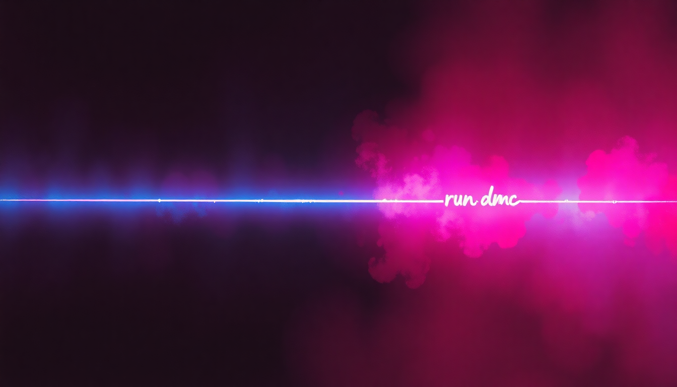 Fan-driven abstract illustration evoking the emotional arc of Sucker M.C.'s (Krush-Groove 1) by Run DMC
