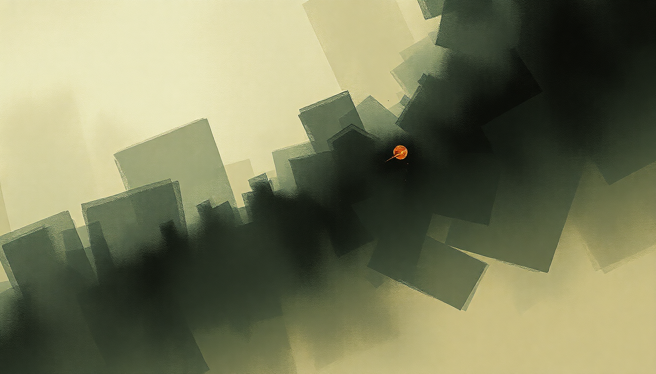 Fan-driven abstract illustration evoking the emotional arc of Sugar by System of a Down
