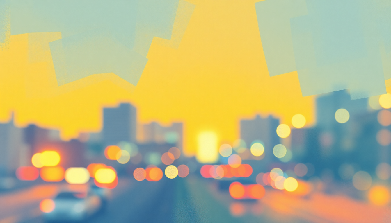 Fan-driven abstract illustration evoking the emotional arc of Summer Night City by ABBA