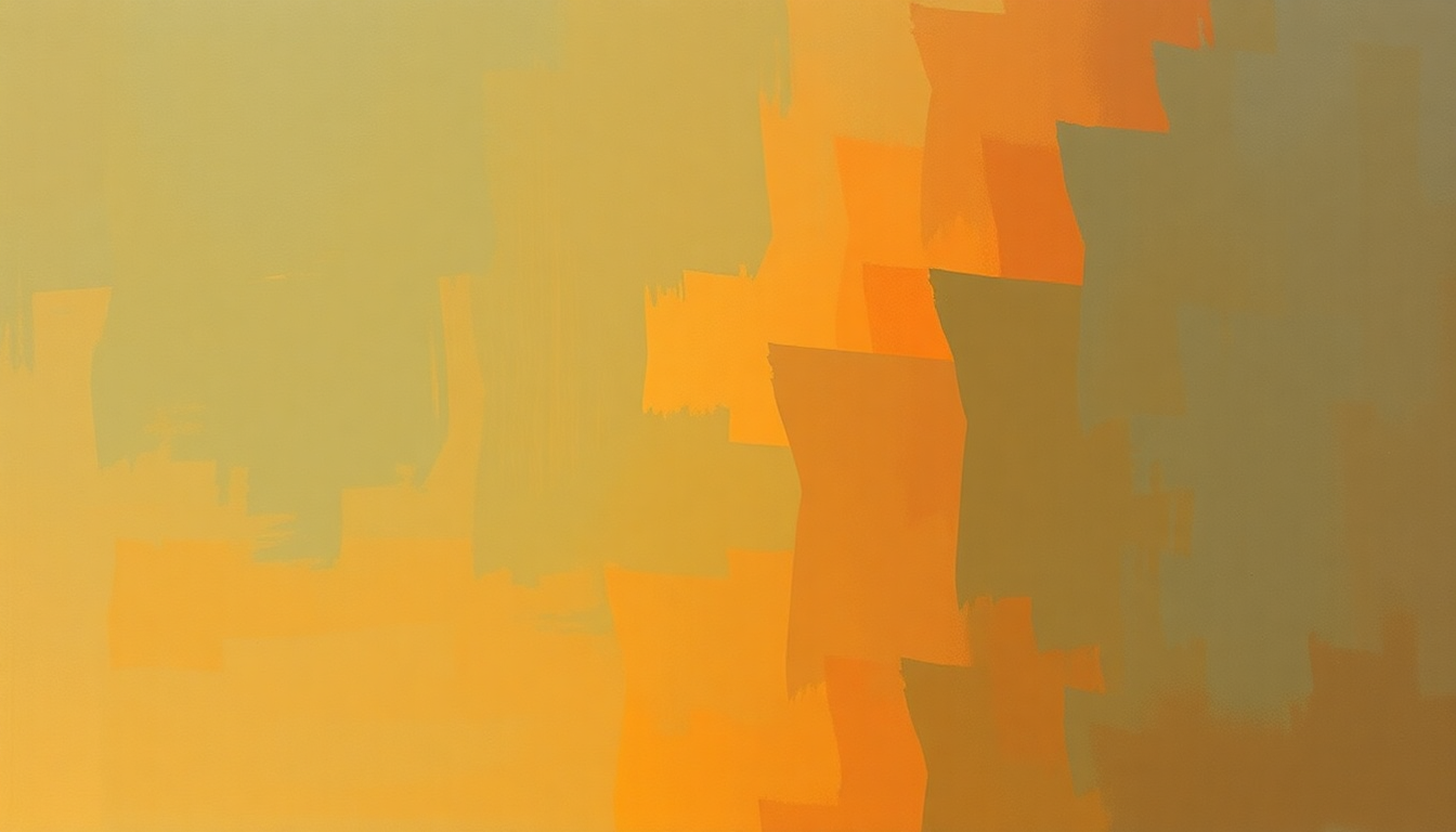 Fan-driven abstract illustration evoking the emotional arc of Summertime/Sometimes I Feel Like a Motherless Child by Mahalia Jackson