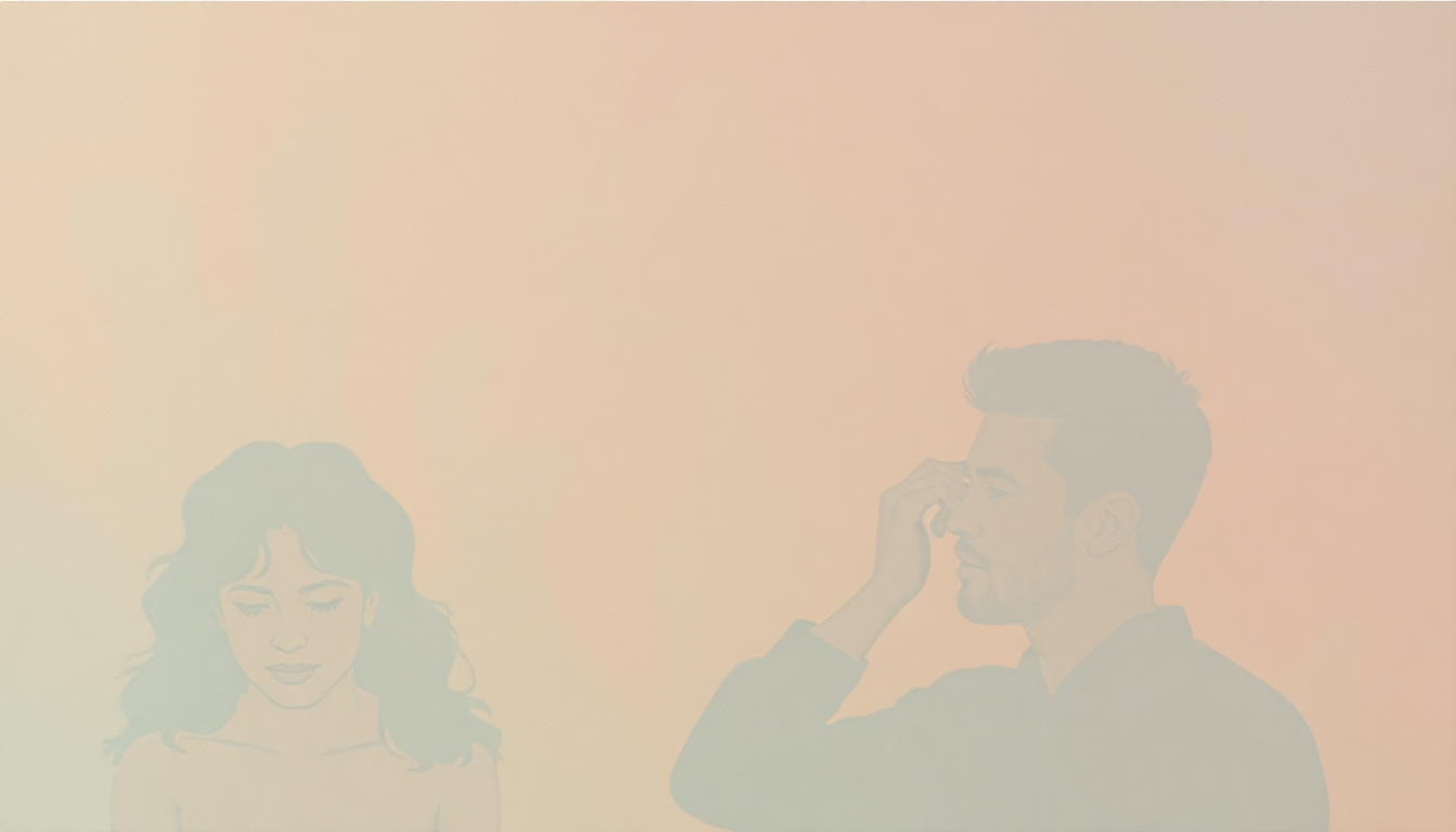 Fan-driven abstract illustration evoking the emotional arc of Sumthin Sumthin by Maxwell