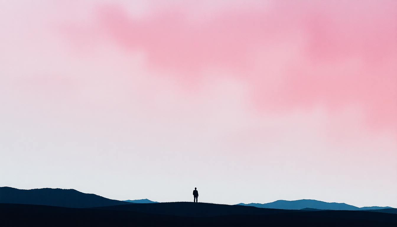 Fan-driven abstract illustration evoking the emotional arc of Sunday 8pm by Faithless