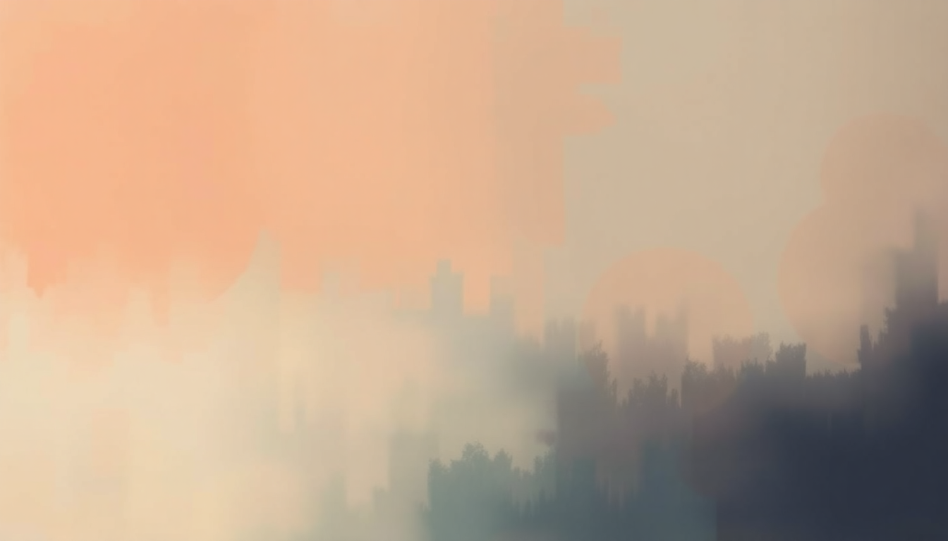 Fan-driven abstract illustration evoking the emotional arc of Sunday Morning by The Velvet Underground