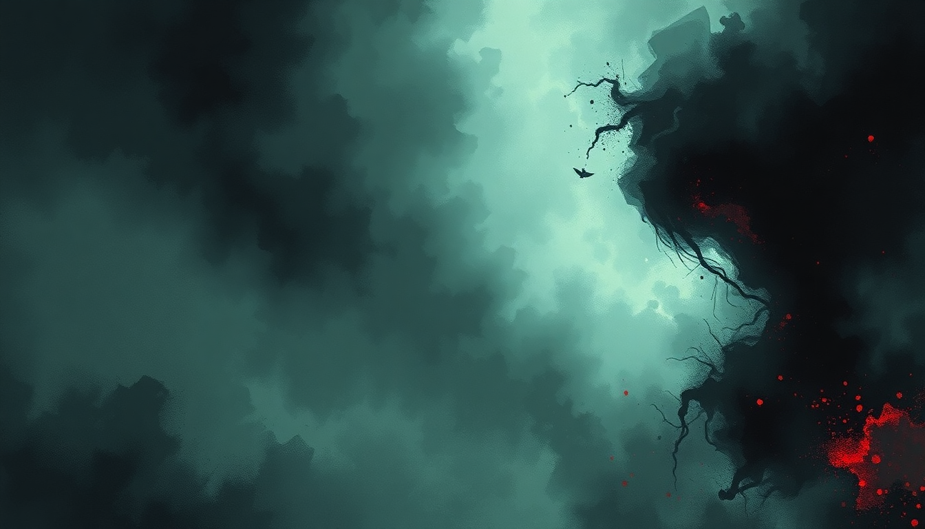 Fan-driven abstract illustration evoking the emotional arc of Superbeast by Rob Zombie