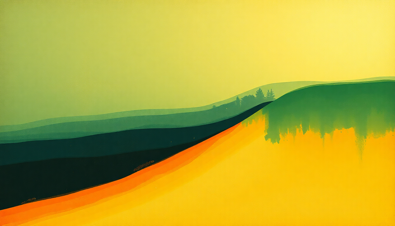 Fan-driven abstract illustration evoking the emotional arc of Superbird by Country Joe and the Fish