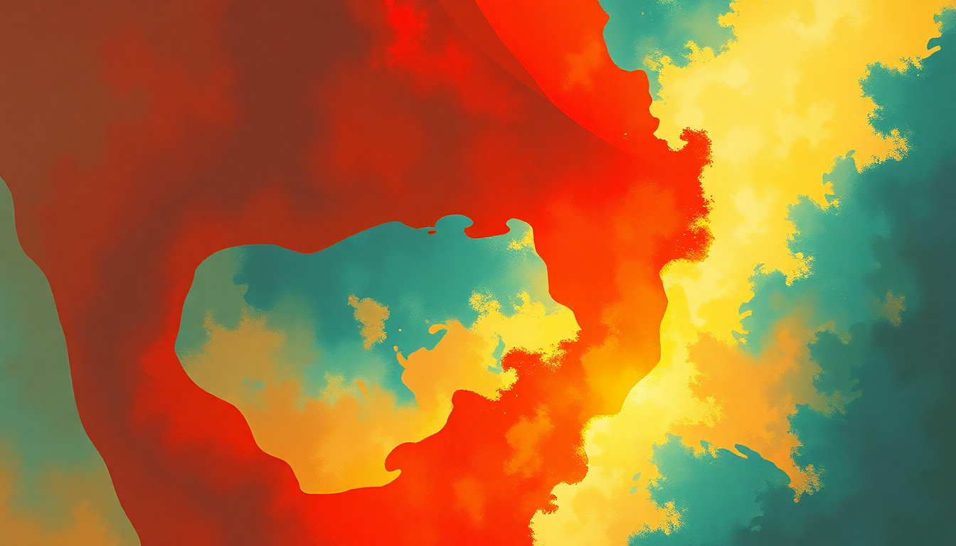 Fan-driven abstract illustration evoking the emotional arc of Superman Theme by John Williams