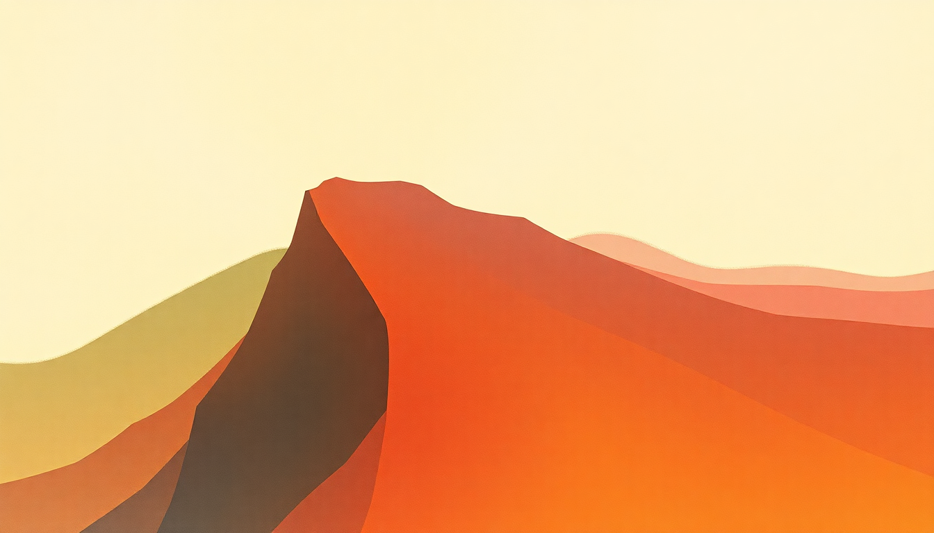 Fan-driven abstract illustration evoking the emotional arc of Supertwister by Camel