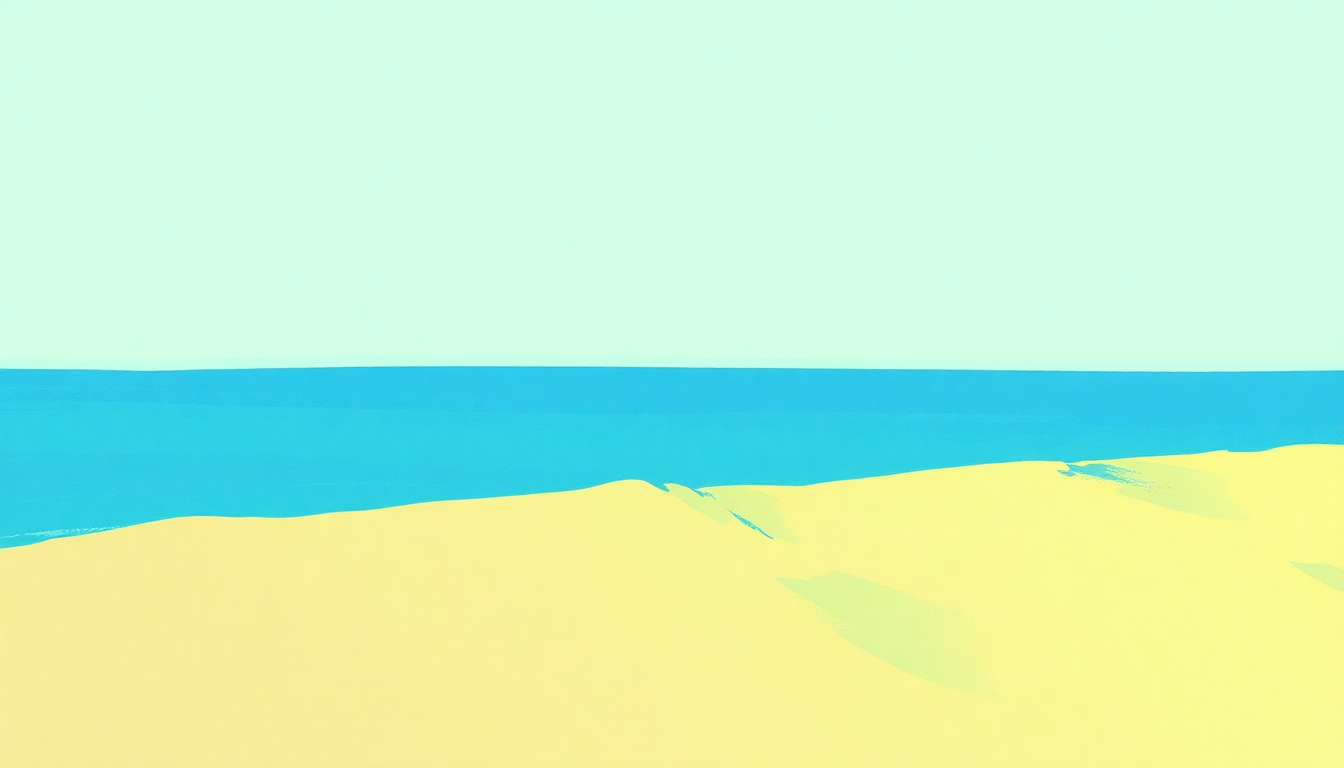Fan-driven abstract illustration evoking the emotional arc of Surfin' Bird by Ramones