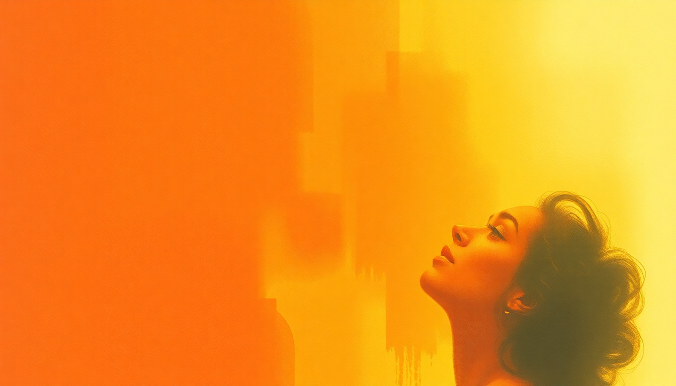 Fan-driven abstract illustration evoking the emotional arc of Surrender by Diana Ross