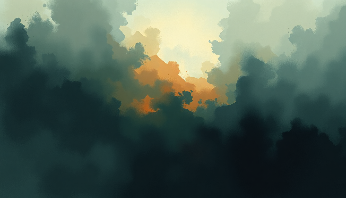 Fan-driven abstract illustration evoking the emotional arc of Survival by Eminem