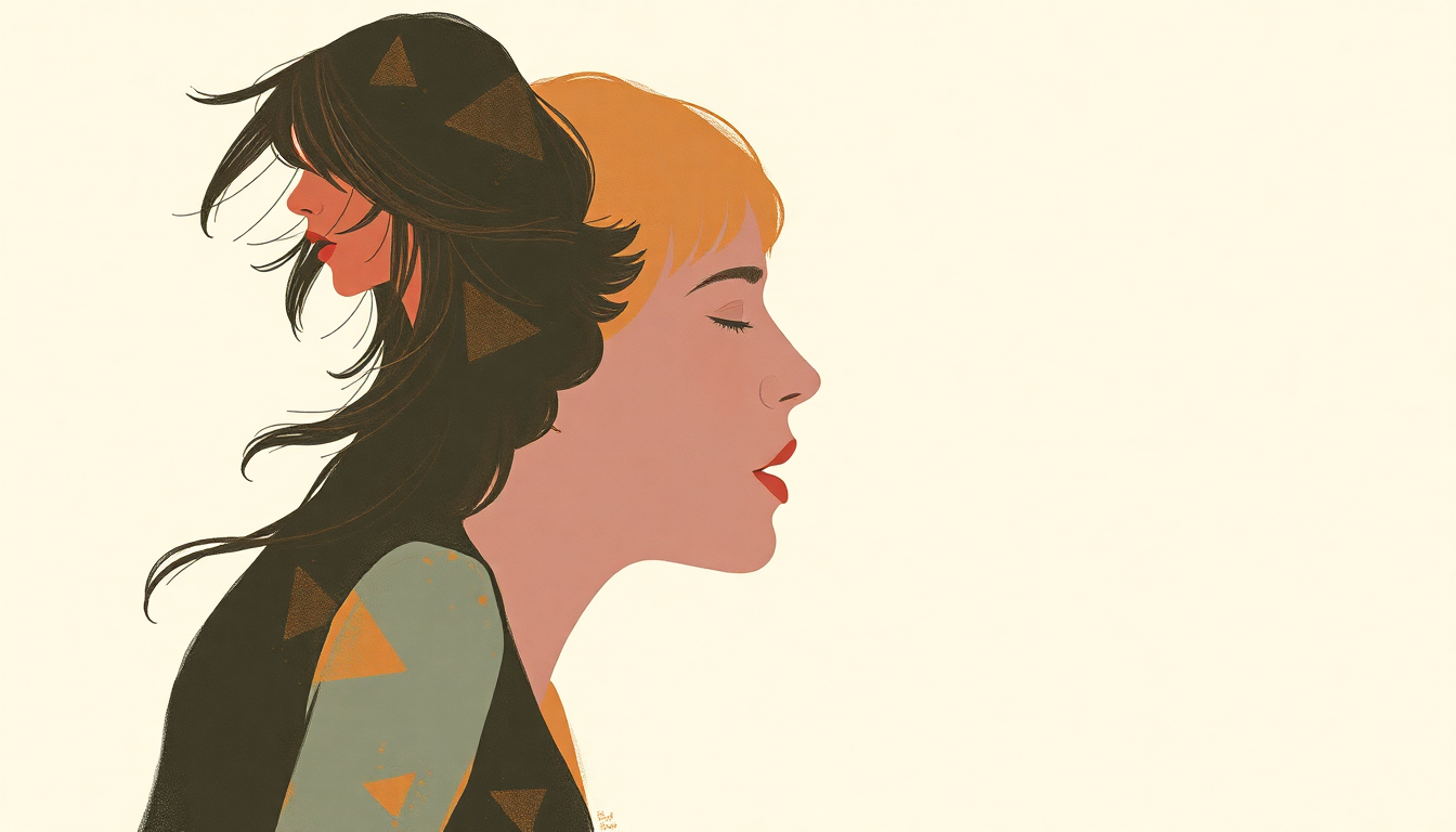 Fan-driven abstract illustration evoking the emotional arc of Suzy Is a Headbanger by Ramones