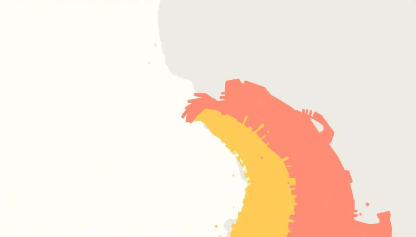 Fan-driven abstract illustration evoking the emotional arc of Sweatpants by Childish Gambino