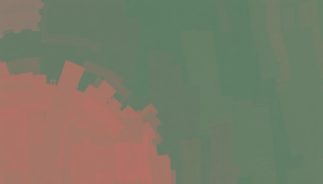 Fan-driven abstract illustration evoking the emotional arc of Sweet Georgia Brown by Coleman Hawkins