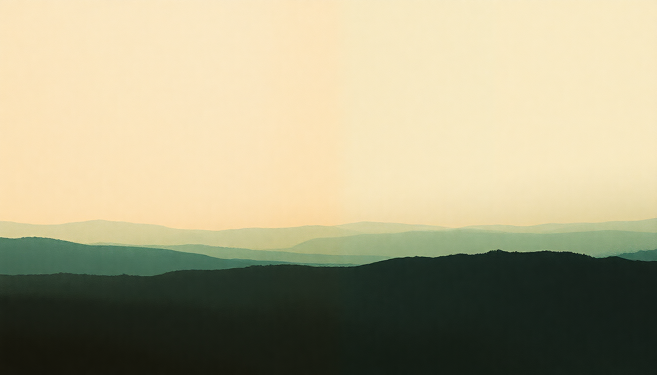 Fan-driven abstract illustration evoking the emotional arc of Sweet Old World by Lucinda Williams