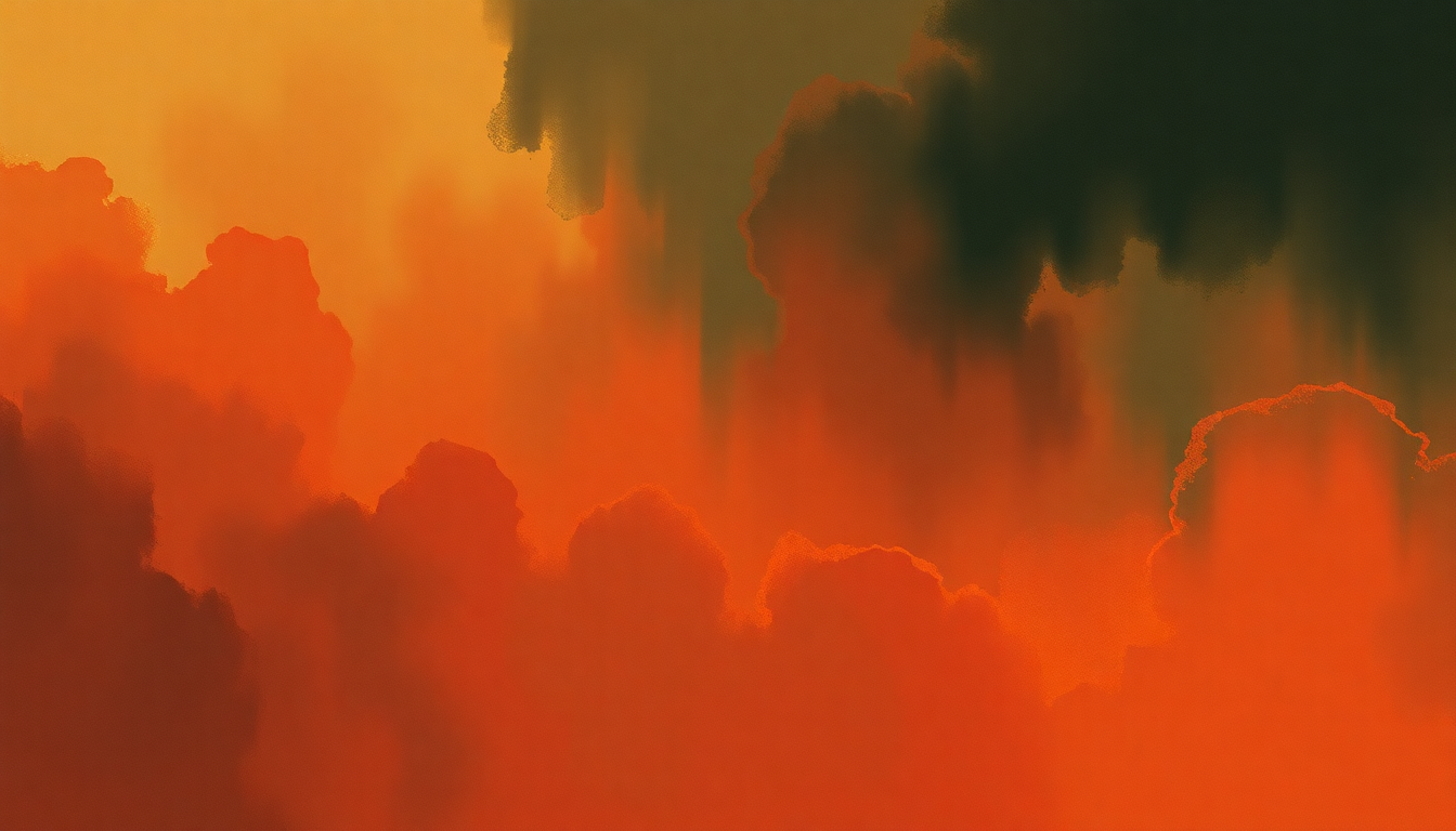 Fan-driven abstract illustration evoking the emotional arc of Sympathy for the Devil by The Rolling Stones