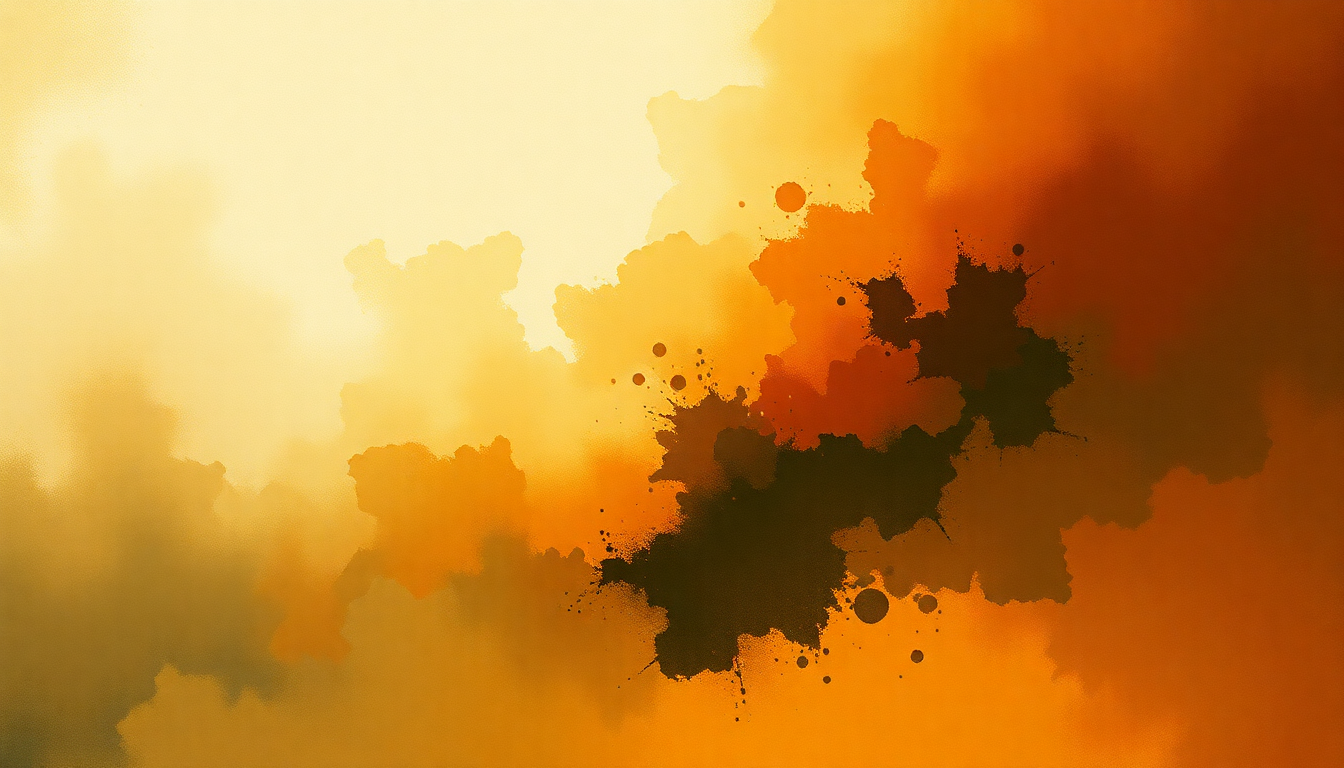 Fan-driven abstract illustration evoking the emotional arc of Symphony No. 25 in G minor, K. 183/173dB by Wolfgang Amadeus Mozart