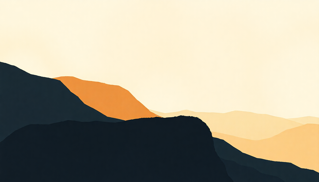 Fan-driven abstract illustration evoking the emotional arc of Take It to the Limit by Eagles