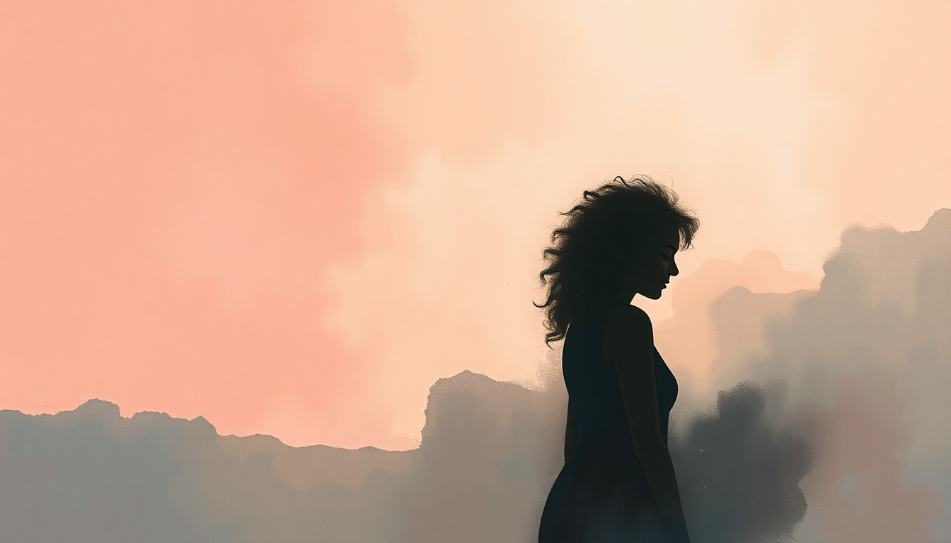 Fan-driven abstract illustration evoking the emotional arc of Take Me in Your Arms by Gladys Knight and the Pips