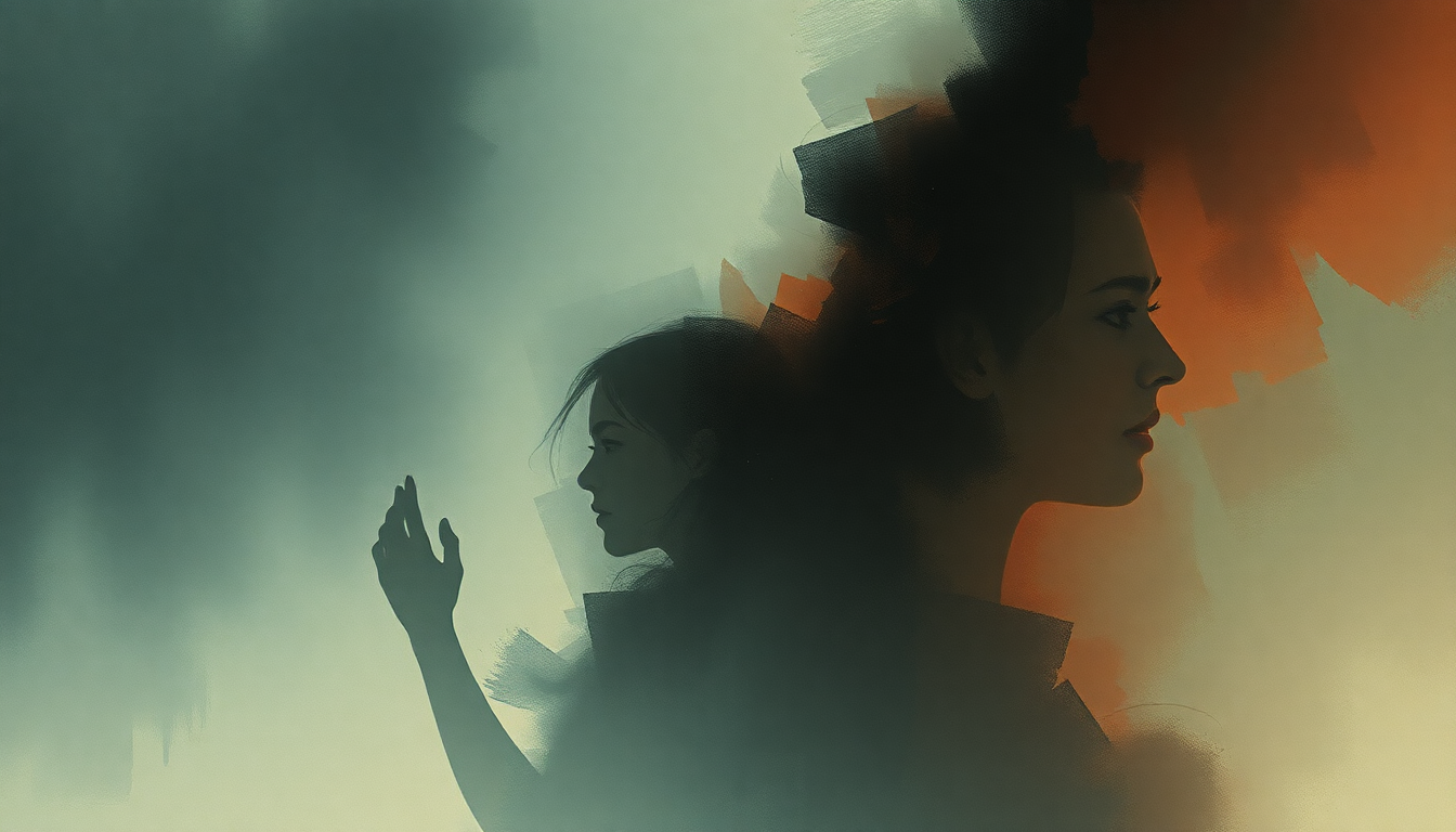 Fan-driven abstract illustration evoking the emotional arc of Take Me with You When You Go by Jack White