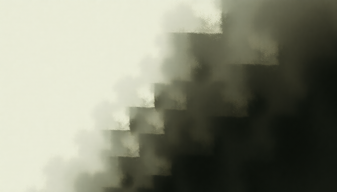 Fan-driven abstract illustration evoking the emotional arc of Tannhauser by Refused