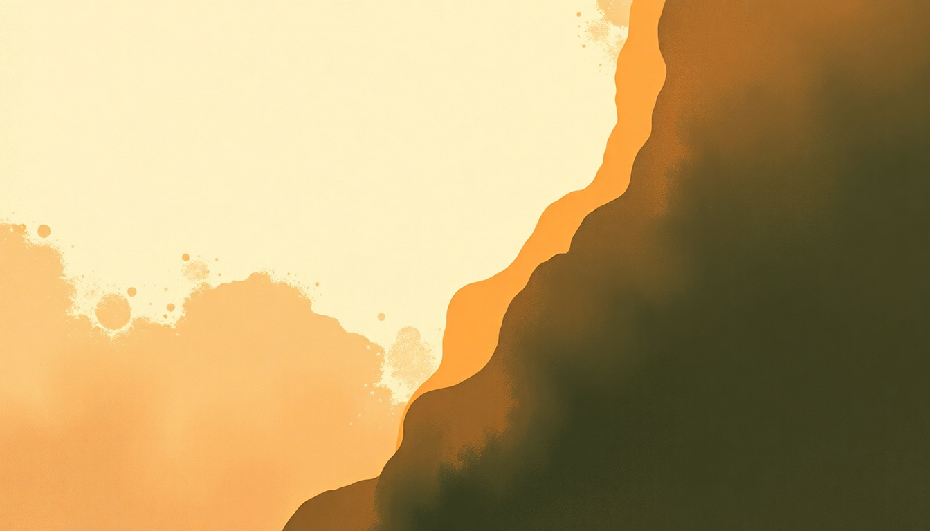 Fan-driven abstract illustration evoking the emotional arc of Tapha Niang by Toumani Diabate