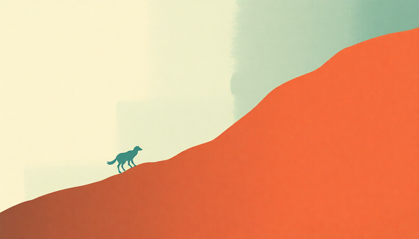 Fan-driven abstract illustration evoking the emotional arc of Te Aviso, Te Anuncio by Shakira