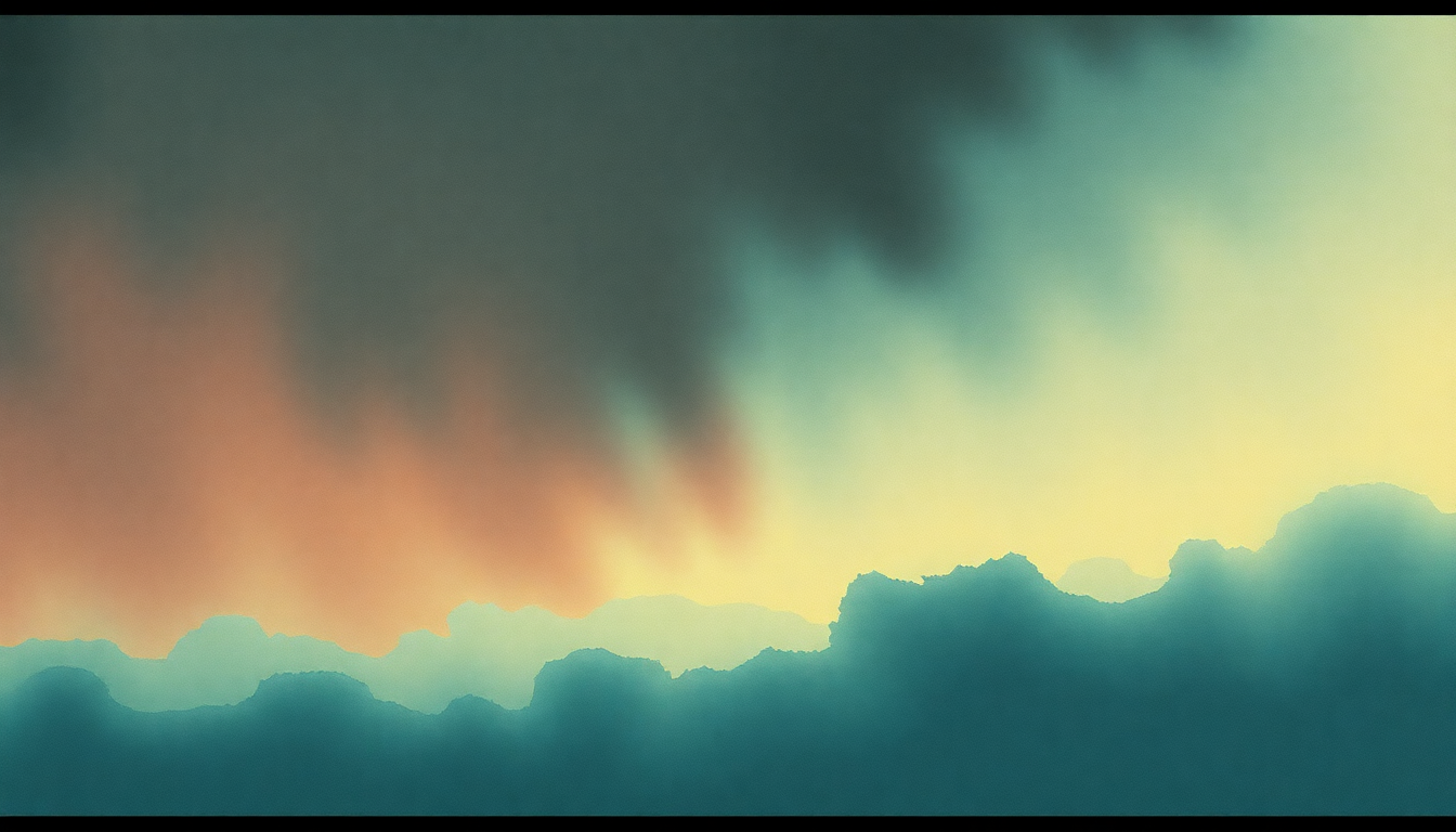 Fan-driven abstract illustration evoking the emotional arc of Teardrop by Massive Attack