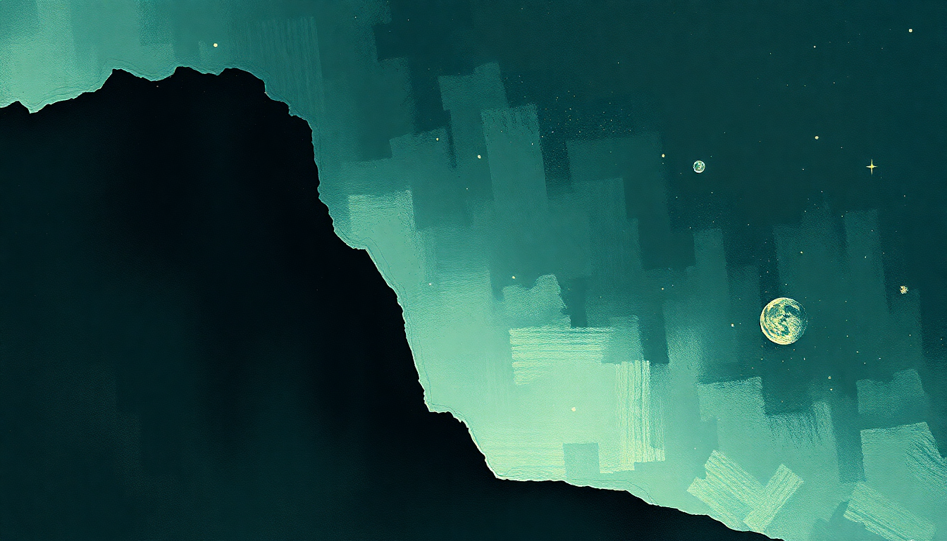 Fan-driven abstract illustration evoking the emotional arc of Ten Crack Commandments by The Notorious B.I.G.