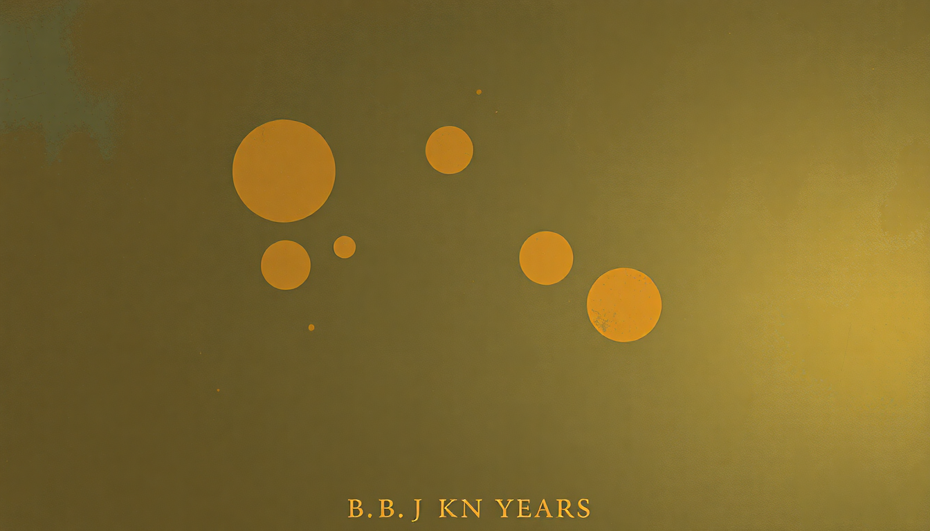 Fan-driven abstract illustration evoking the emotional arc of Ten Long Years by B.B. King