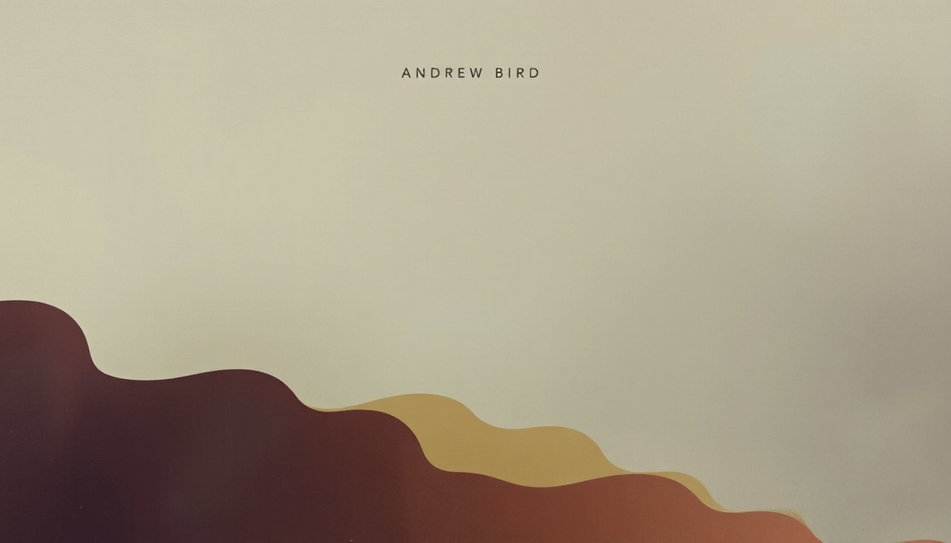 Fan-driven abstract illustration evoking the emotional arc of Tenuousness by Andrew Bird