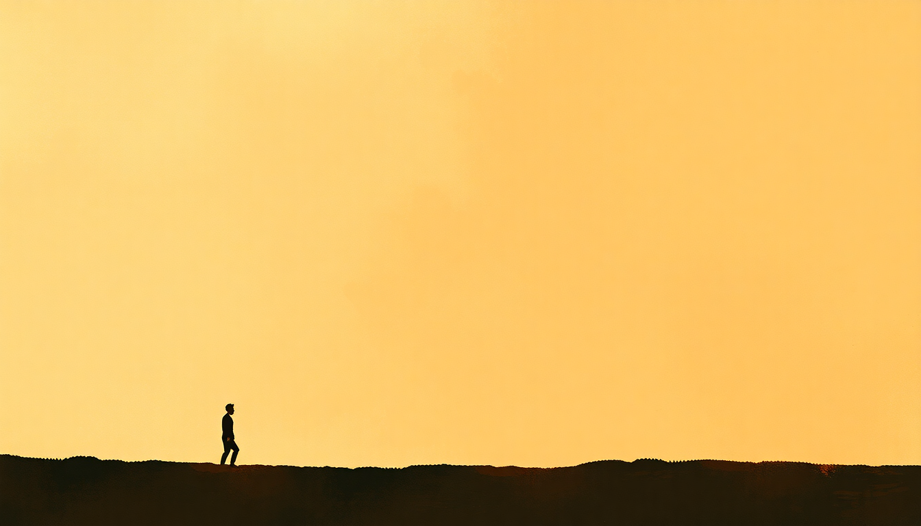 Fan-driven abstract illustration evoking the emotional arc of Teo by Miles Davis