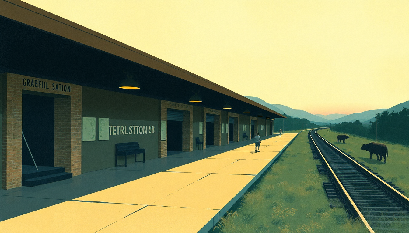 Fan-driven abstract illustration evoking the emotional arc of Terrapin Station by Grateful Dead