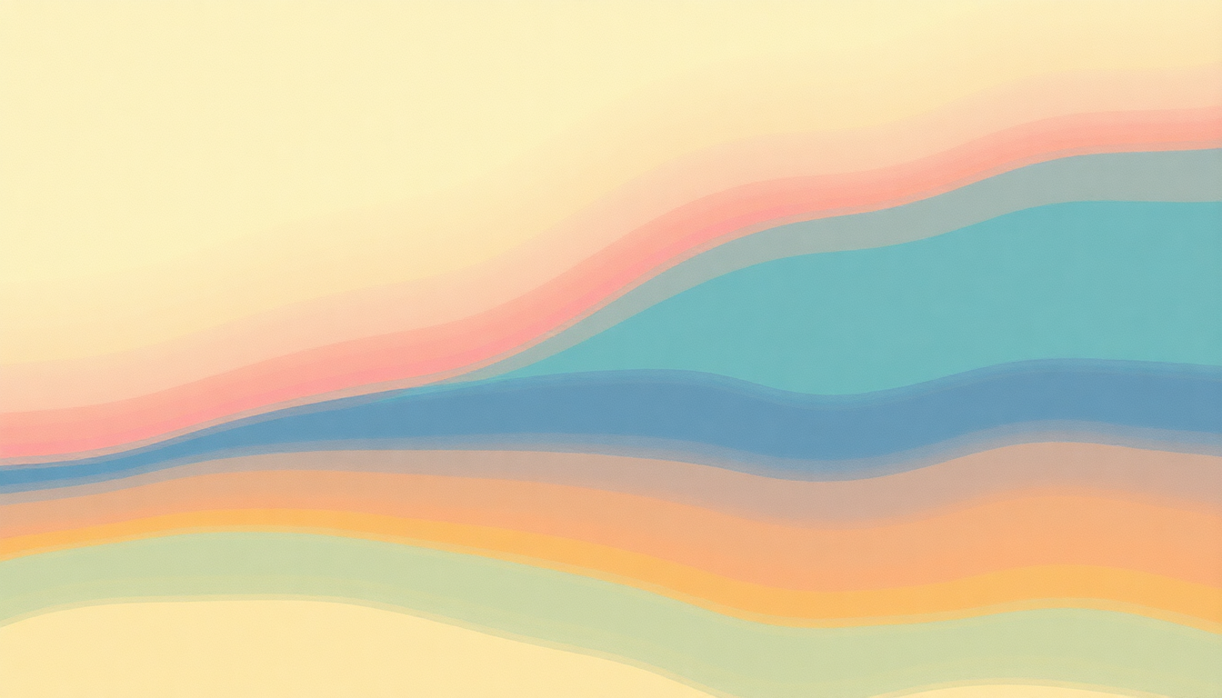 Fan-driven abstract illustration evoking the emotional arc of Thank You for Sending Me an Angel by Talking Heads