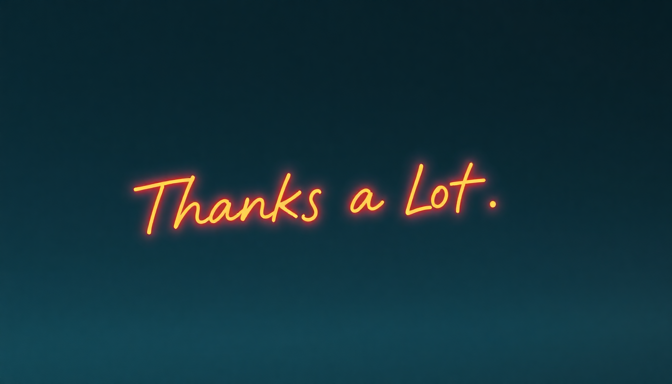 Fan-driven abstract illustration evoking the emotional arc of Thanks a Lot by Raffi