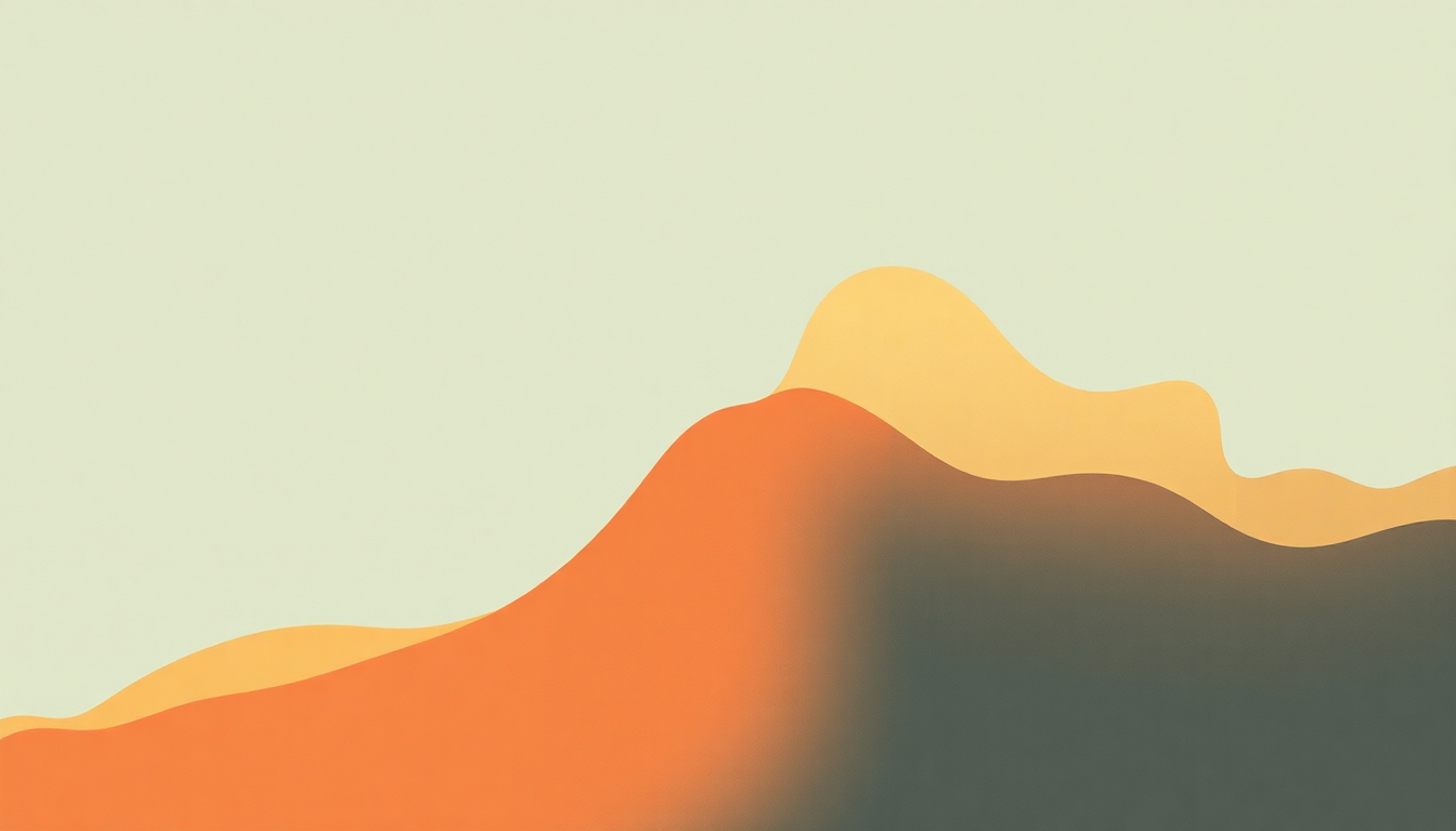 Fan-driven abstract illustration evoking the emotional arc of That's Our Lamp by Mitski