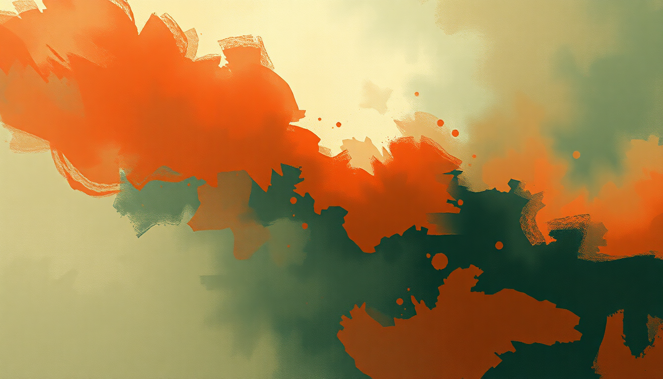 Fan-driven abstract illustration evoking the emotional arc of That Was Then (This Is Now) by Jack White