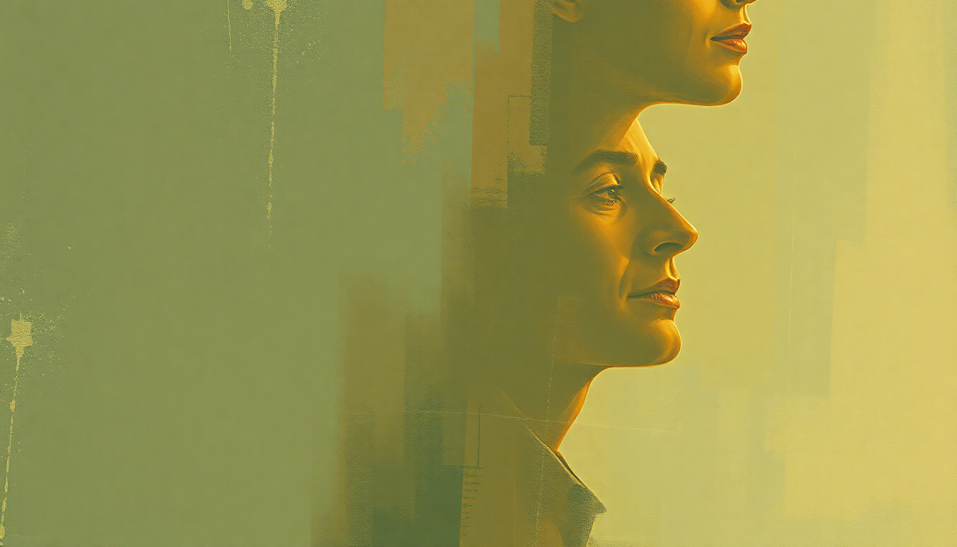 Fan-driven abstract illustration evoking the emotional arc of That's Life by Frank Sinatra