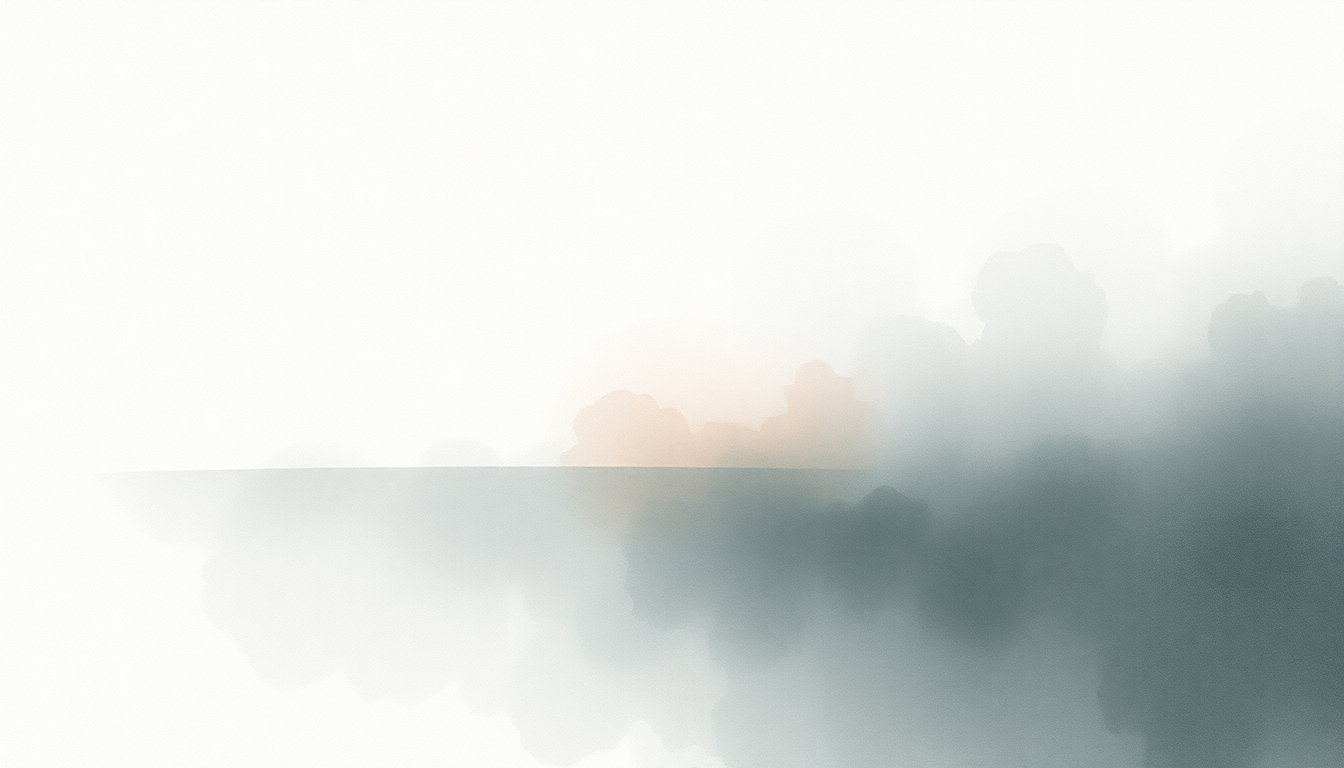 Fan-driven abstract illustration evoking the emotional arc of The A Team by Ed Sheeran