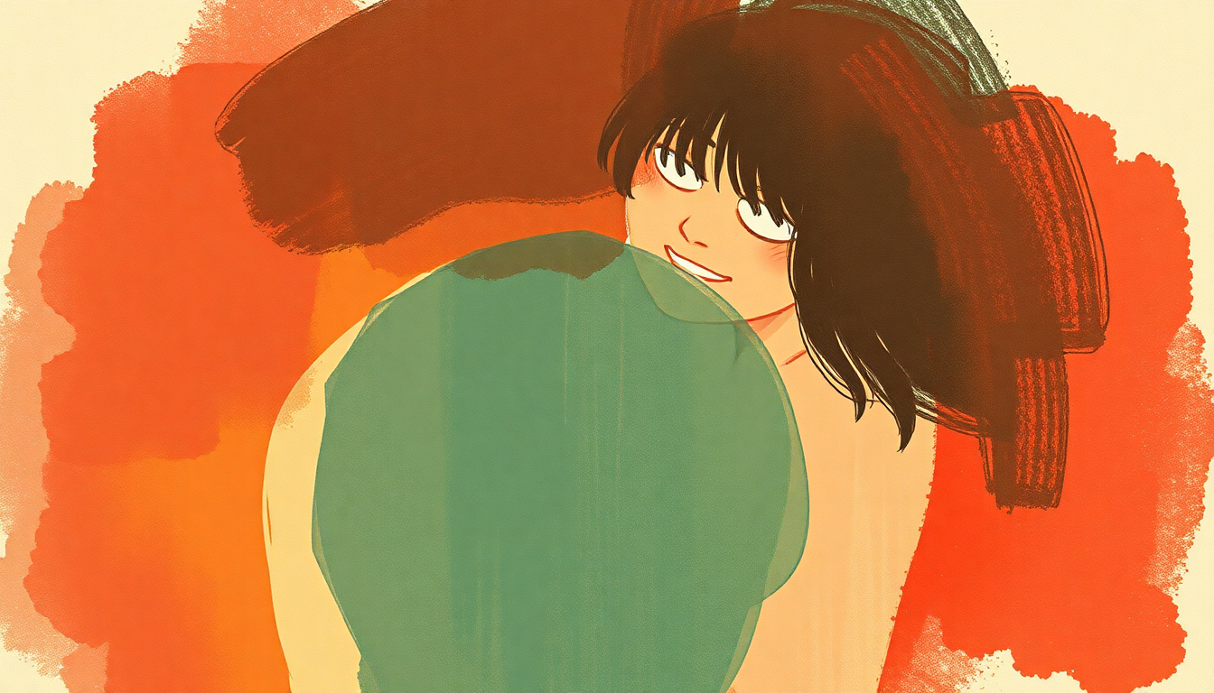 Fan-driven abstract illustration evoking the emotional arc of The Adventures of Rain Dance Maggie by Red Hot Chili Peppers