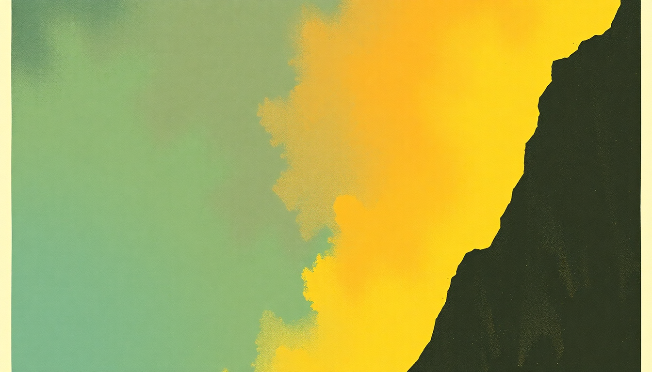 Fan-driven abstract illustration evoking the emotional arc of The Ballad of El Goodo by Big Star