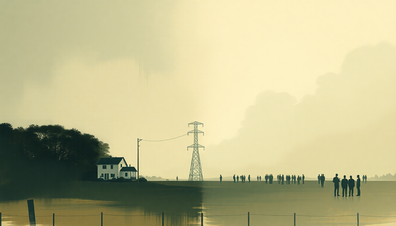 Fan-driven abstract illustration evoking the emotional arc of The Beachland Ballroom by Idles