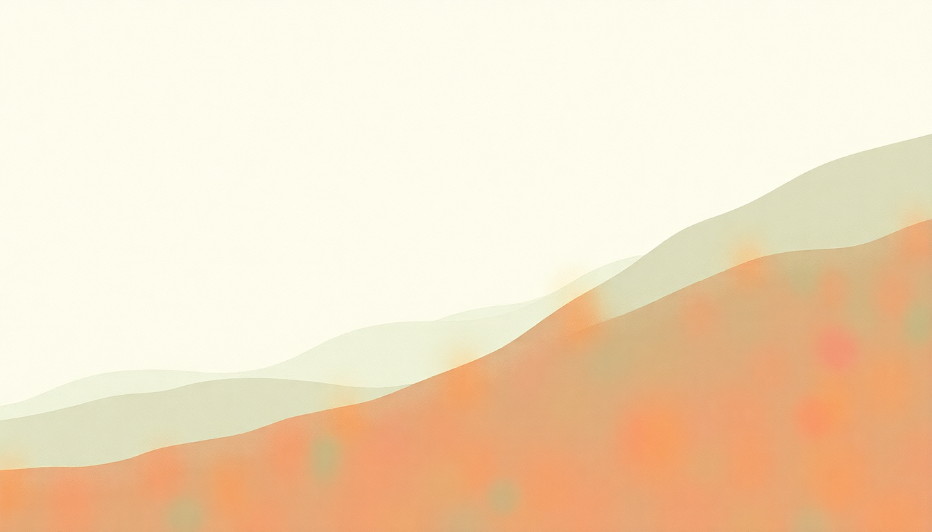 Fan-driven abstract illustration evoking the emotional arc of The Coming of Spring by The Rapture