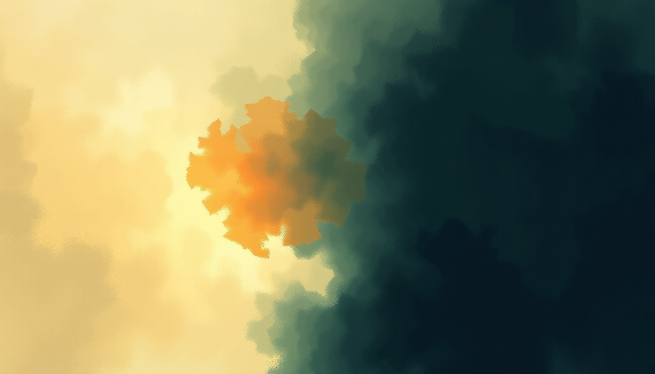 Fan-driven abstract illustration evoking the emotional arc of The Edge of Glory by Lady Gaga