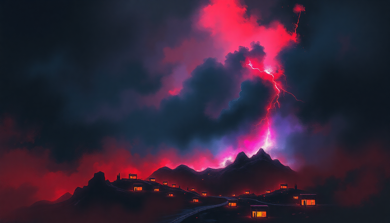 Fan-driven abstract illustration evoking the emotional arc of The Evil That Men Do by Iron Maiden