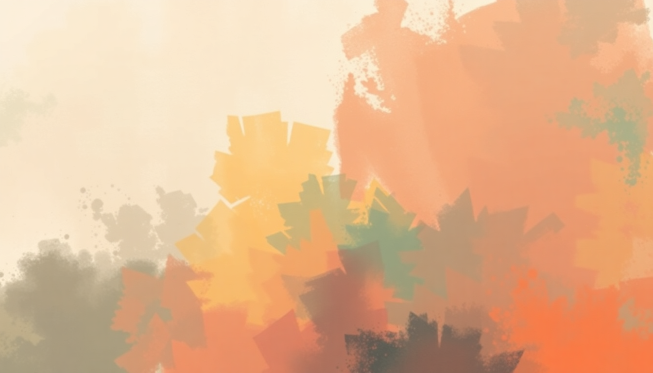 Fan-driven abstract illustration evoking the emotional arc of The Family Madrigal by Lin-Manuel Miranda