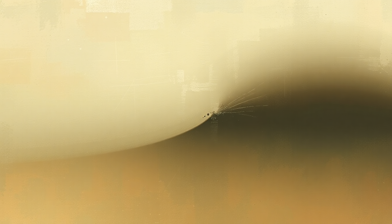 Fan-driven abstract illustration evoking the emotional arc of The First Cut Is the Deepest by Cat Stevens